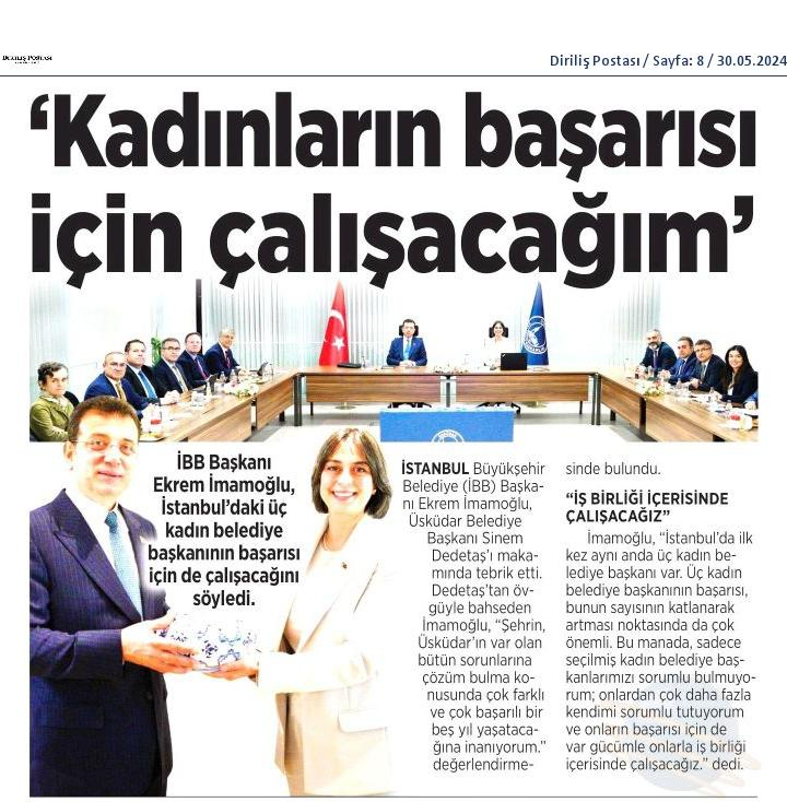 Kadınların Başarısı İçin Çalışacağım