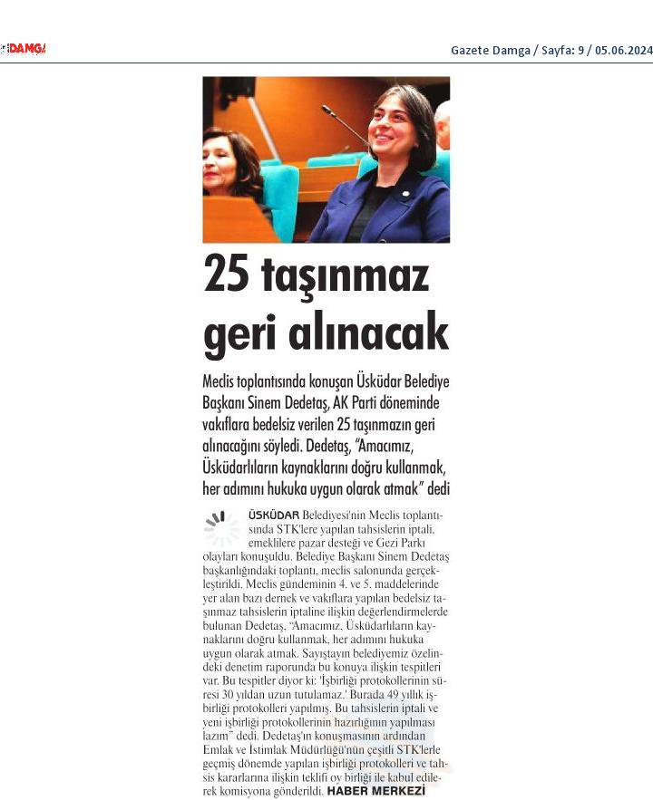 25 Taşınmaz Geri Alınacak